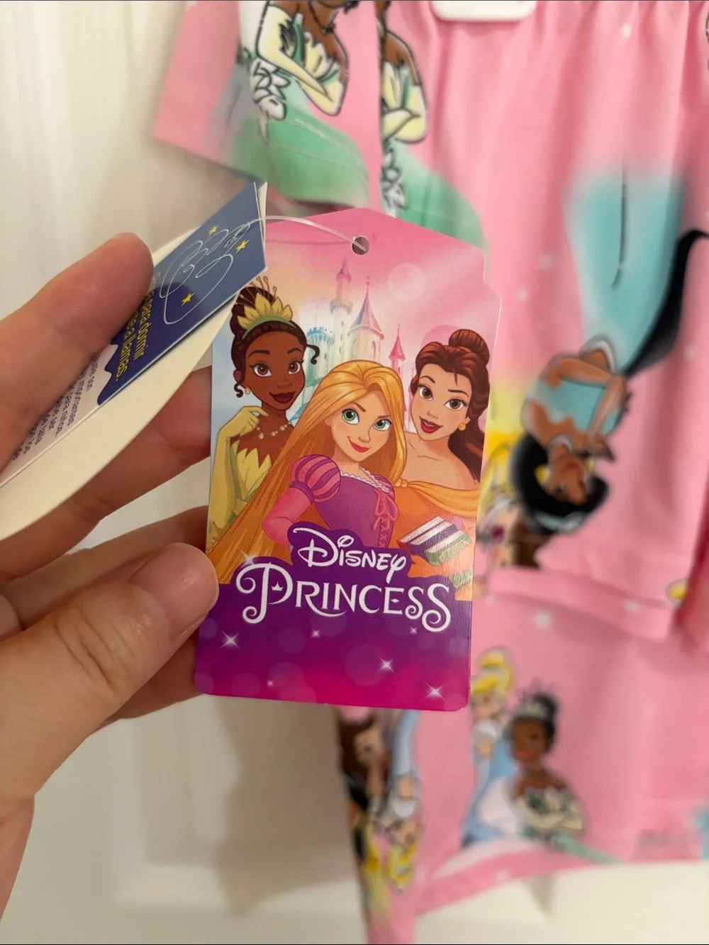 Disney princess Pink Girls Pajama Set